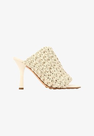 Bottega Veneta, Mules à talons - off-white