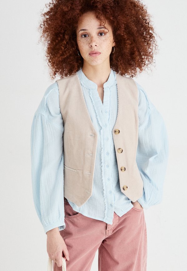 VALLEY DOUBLE CLOTH - Button-down blouse - ice water4