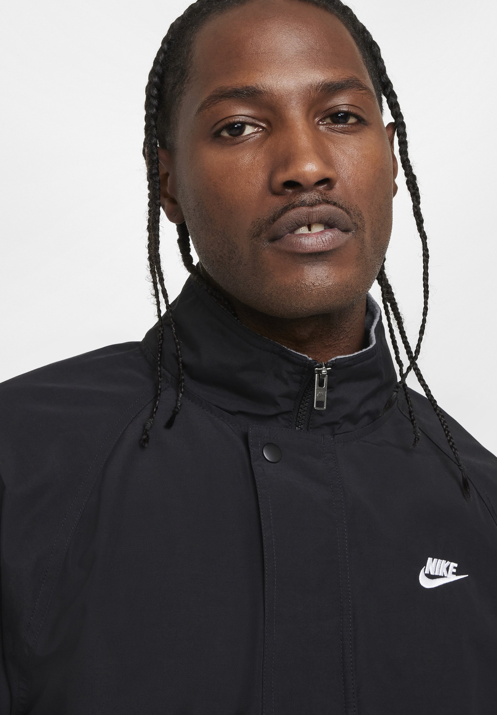 Nike Sportswear CLUB FUTURA - Giacca leggera - black white/nero