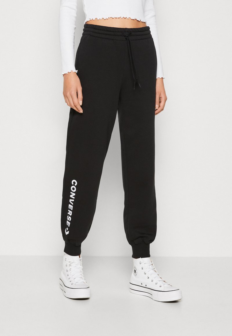 Converse WORDMARK JOGGER Tracksuit bottoms black Zalando.co.uk