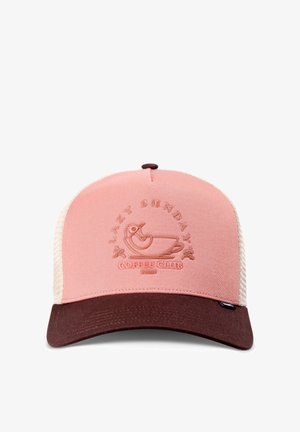 Djinn's, HFT CAP LAZY BIRD UNISEX - Cap - old rose/brown/khaki