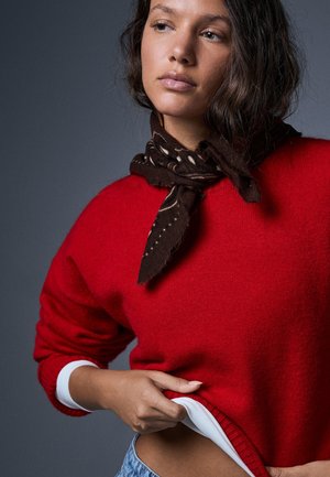 Bershka, BANDANA SCARF - Écharpe - dark brown