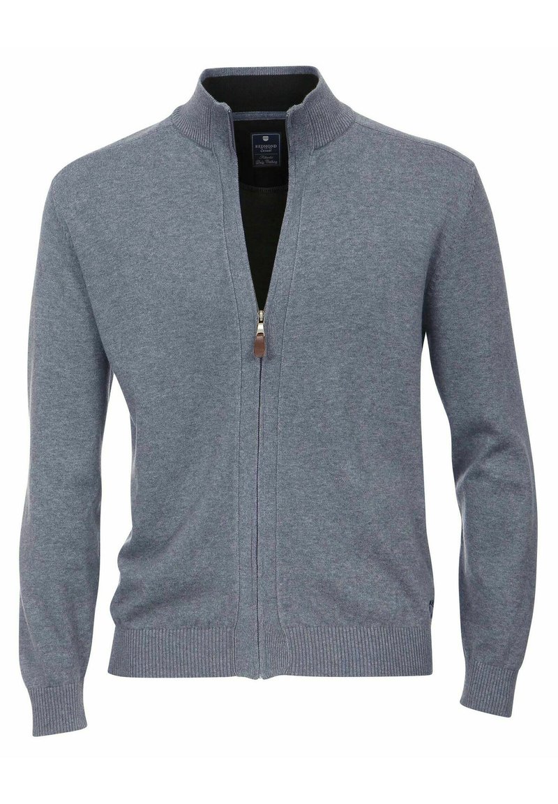 Herren Strickjacken | Redmond REDMOND Strickjacke grey/blaugrau - XY28821 Herren Strickjacken | Redmond REDMOND Strickjacke grey/blaugrau - XY28821