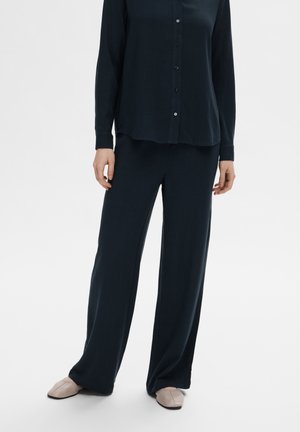 SLFVIVA-GULIA HW LONG NOOS - Trousers - dark sapphire