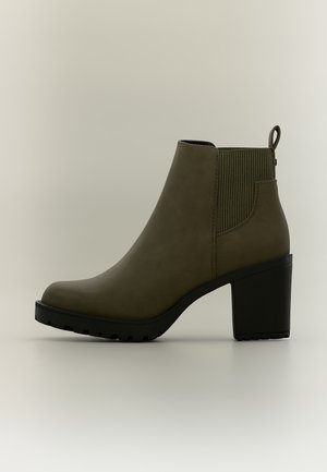ONLY SHOES, ONLBARBARA HEELED - Ankelstøvler - kalamata