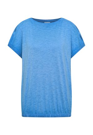 Cecil, T-SHIRT AUS JERSEY IM GARMENT DYE LOOK - T-shirt basique - surf blue