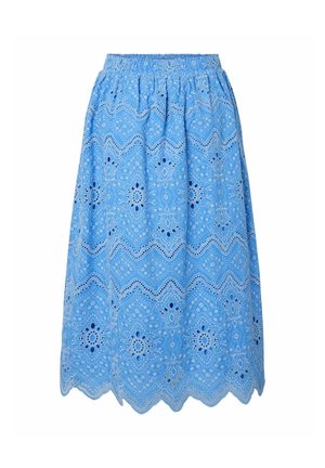 YAS, MIDI SKIRT YASFREYA HMW - A-linjainen hame - marina