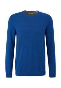 s.Oliver - MIT LOGO-STICKEREI - Strickpullover - royalblau Thumbnail-Bild 1