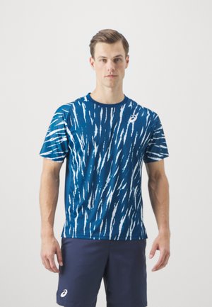 ASICS GAME - T-shirt imprimé - mako blue
