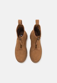Tommy Jeans ZIP UP FLATFORM BOOT - Bottines à plateau - light sepia/brown