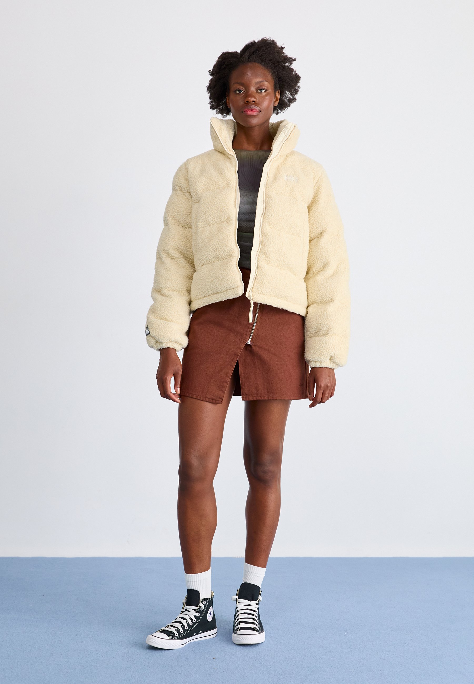Helly Hansen YU TEDDY PILE - Winter jacket - cream/off-white