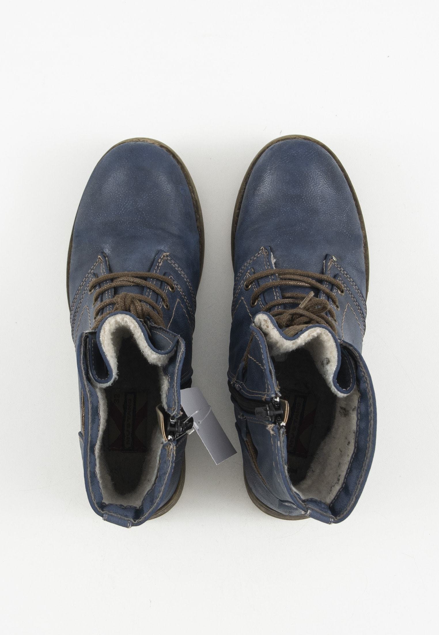 Mustang Botines con cordones - blau/azul - Zalando.es