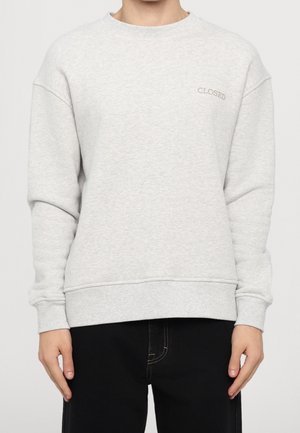 Collegepaita - mottled light grey