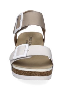 Josef Seibel Sandály na platformě - offwhite kombi