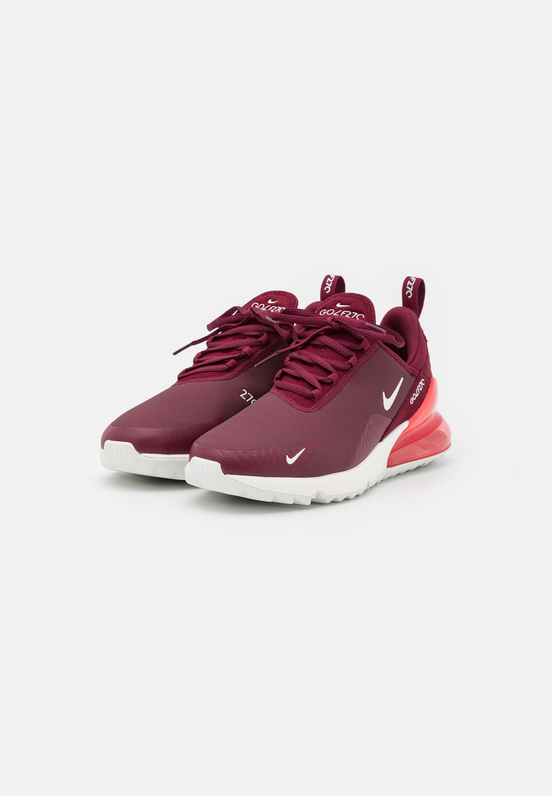 Nike Golf AIR MAX 270 G - Golfschoenen - dark beetroot/sail/pink salt/ Donkerrood - Zalando.be