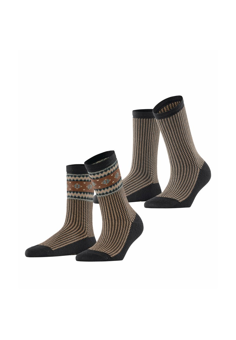 Esprit Scandi 2-Pack - Socken - black