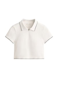 SEAMLESS SHORT-SLEEVED POLO - Polotričko - white