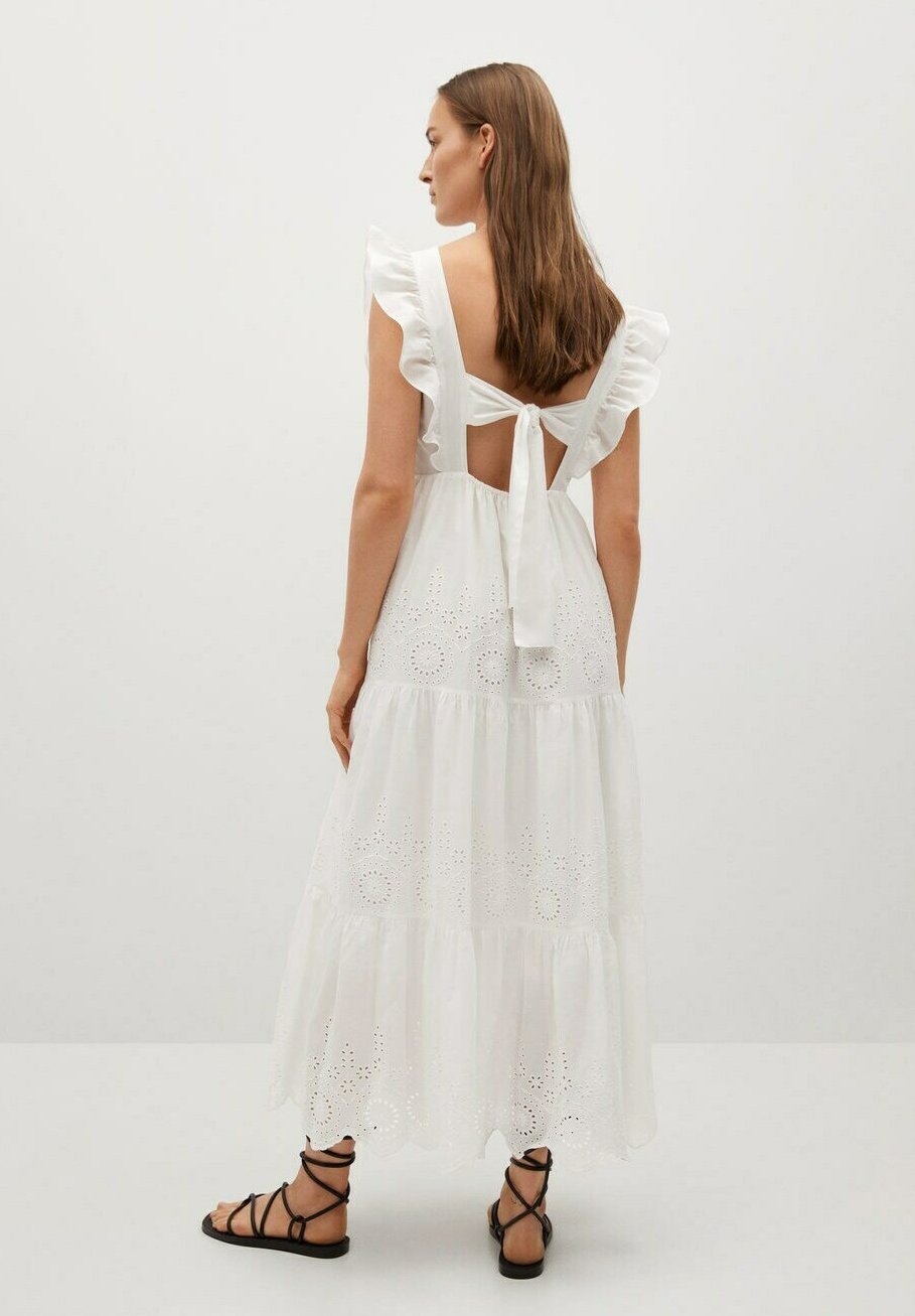 mango white dress