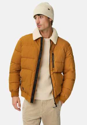 MIT ABNEHMBAREM KRAGEN - Winterjacke - burned yellow