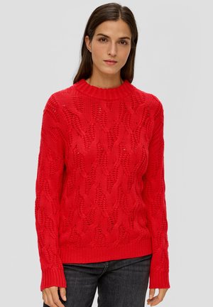 s.Oliver Strickpullover - rot