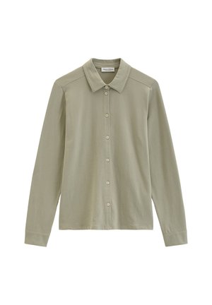 Marc O'Polo, MARC O'POLO JERSEY-POLOSHIRT REGULAR AUS GEBRUSHTEM SINGLE JERSEY - Chemisier - smooth sage