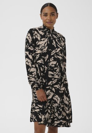 AMBER - Hverdagskjole - black/gray graphic