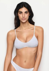 Yamamay TEXTURED - Bikinitop - white plain