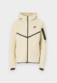 TECH - Sweat zippé - khaki/black