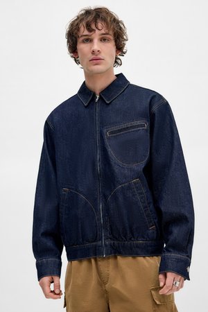 TONY UNISEX - Jeansjakke - rinse