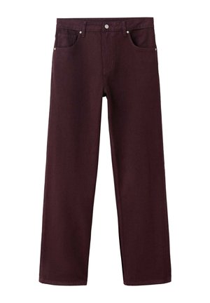 Mango, ADULT - Jean droit - bordeaux