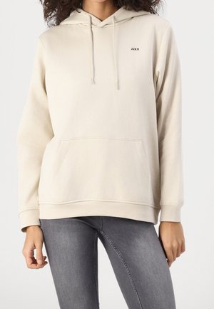 Jersey con capucha - beige