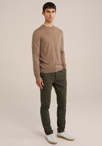 WE Fashion Stickad tröja - brown