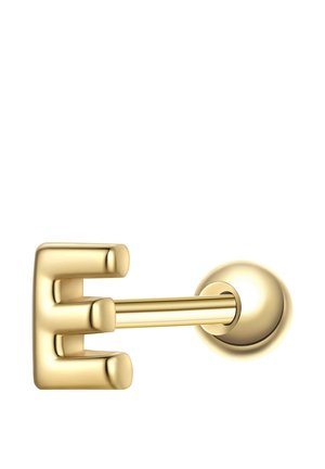 Vægbeslag i guldfarvet metal med tre afrundede kviste, der strækker sig fra en cylindrisk arm fastgjort til en cirkulær base.