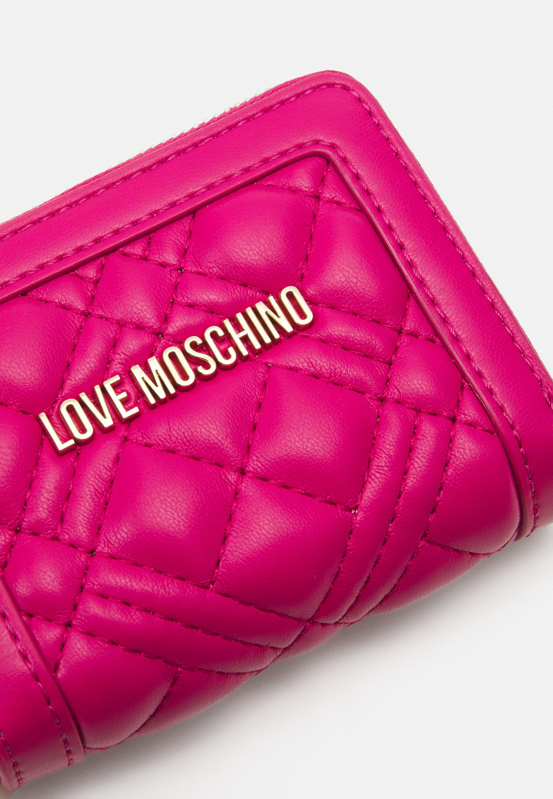 Love Moschino QUILTED - Wallet - magenta/pink - Zalando