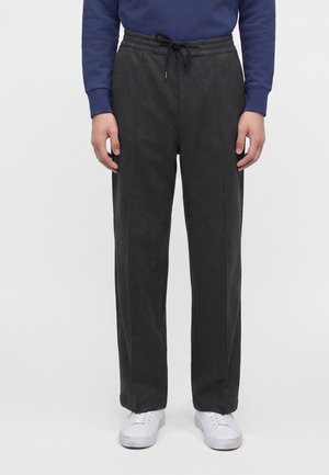Polo Ralph Lauren OPEN BOTTOM  - Pantalon de survêtement - charcoal heather