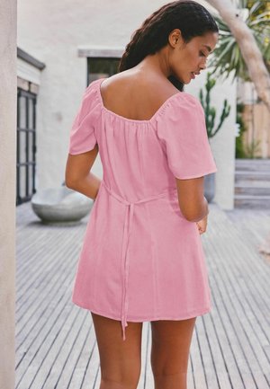 Next, TALL FIT - FLUTTER SLEEVE MINI DRESS  . - Paitamekko - pink
