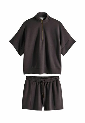 SET - T-shirt basic - chocolate brown