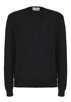 MAXI LOGO - Maglione - nero