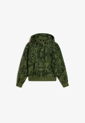 Vans MTE KENNETT PRINTED  - Jersey con capucha - dark olive