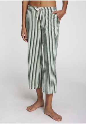 CULOTTE - Nachtwäsche Hose - grün-weiß-gestreift