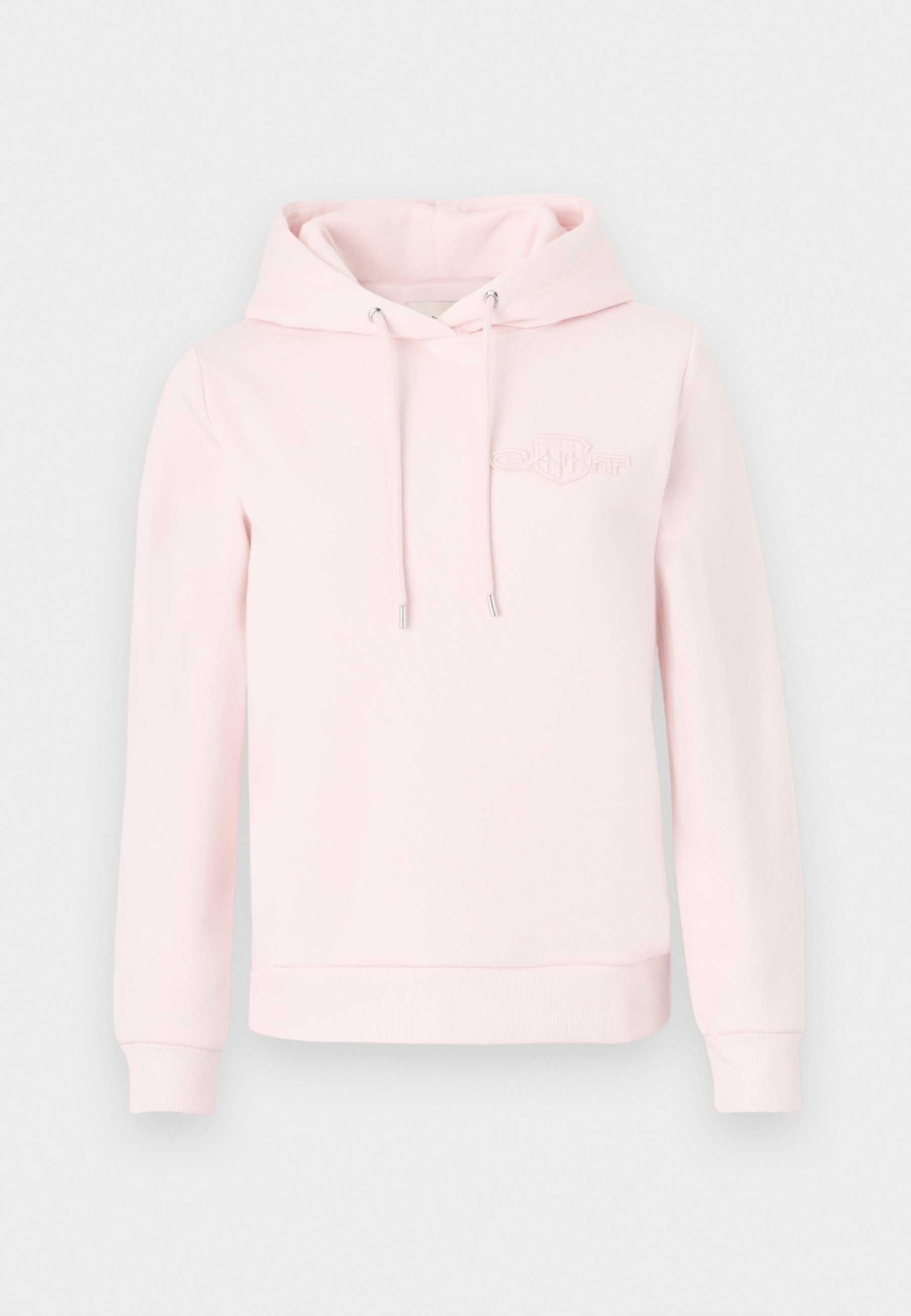 GANT TONAL SHIELD HOODIE - Mikina - salmon/světle růžová