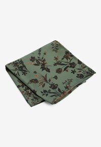 Next SAGE WITH FLORAL SET - Batistă de buzunar - yellow gold green floral