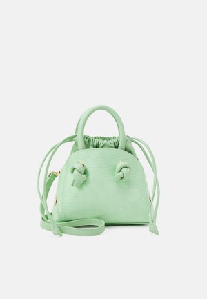 PCLAVENDA CROSS BODY KEY - Kabelka - pastelgreen/gold-coloured