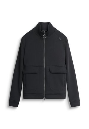 REGULAR FIT - Zip-up sweatshirt - black