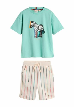 ZEBRA AND STRIPED SET - Tepláky - green