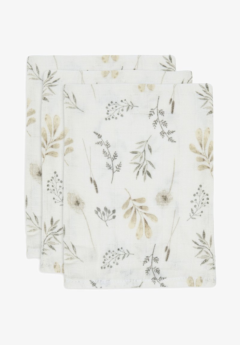 Jollein WILDFLOWERS - 3 STUKS - Verschoonkussen - white