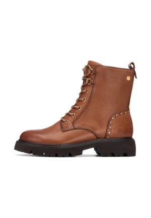 Botines con plataforma - camel