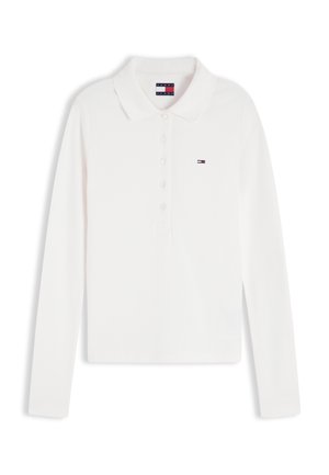 Tommy Jeans, SLIM ESSENTIAL - Μπλούζα με μακριά μανίκια - off white