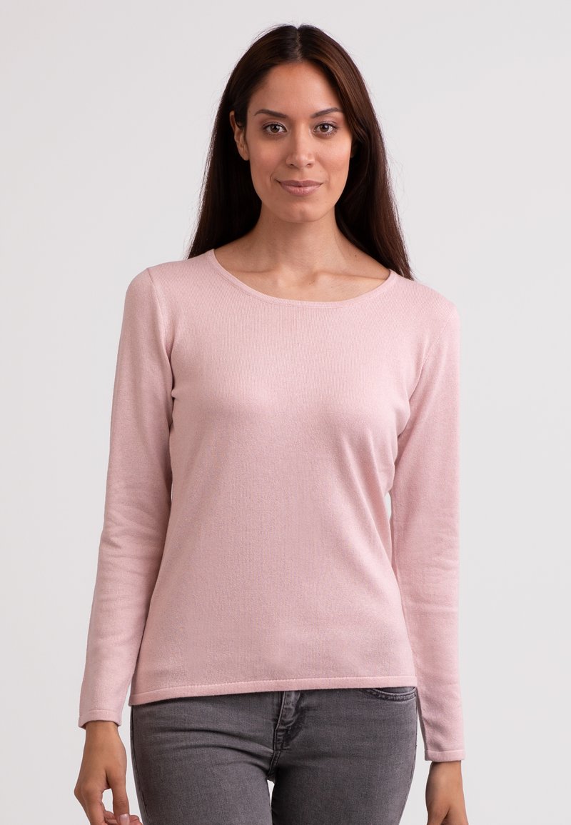 CASH-MERE Svetr - blush rosa