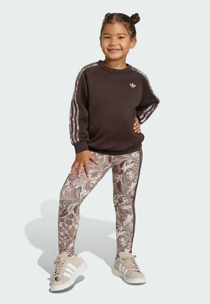 adidas Originals, OVERSIZED SET, brązowy